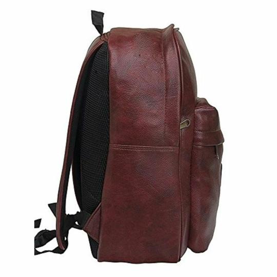 Pranjals House Leather Brown Laptop Backpack