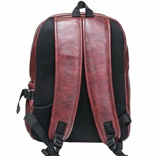 Pranjals House Leather Brown Laptop Backpack
