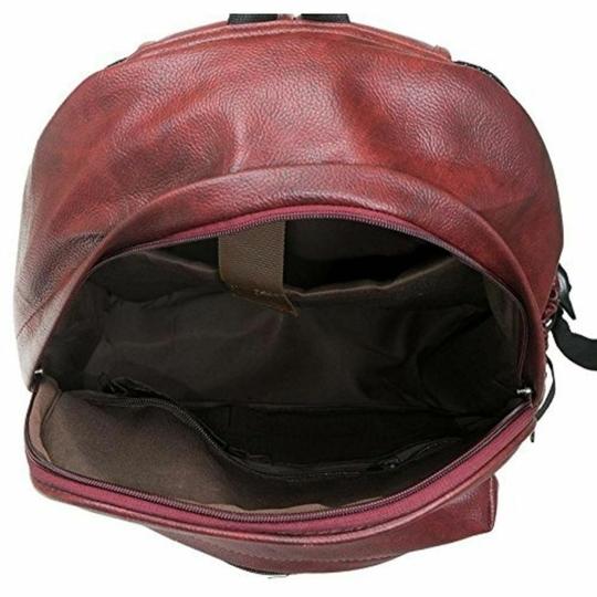 Pranjals House Leather Brown Laptop Backpack