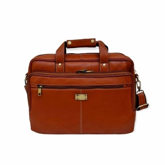 Pranjals House Leather Black Messenger Bag For Men And Women - 15 Inch