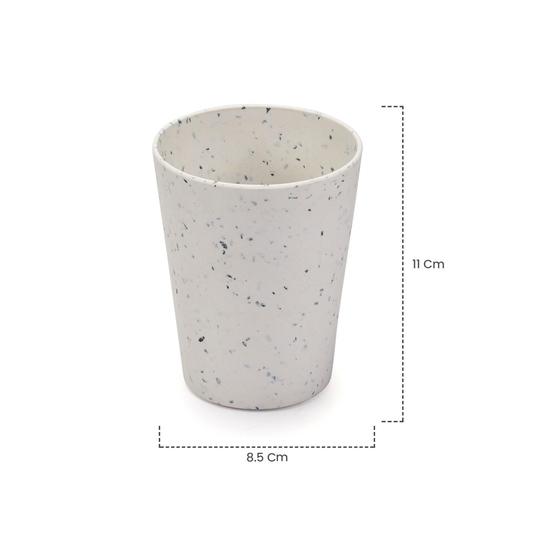 Bamboo Fibre Tumblers 380ml | 4pcs Set | Classic Design
