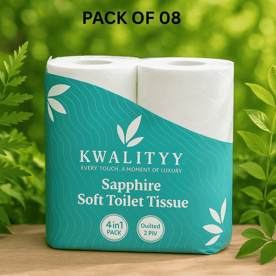 KWALITYY Toilet roll 100 gm each roll 4 in one packet (PACK OF 08)