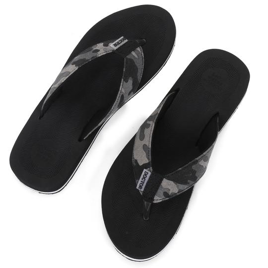 DOCTOR EXTRA SOFT House Slipper for Women's Camo | Pregnancy | Orthopaedic & Diabetic | Bounce Back Technology | Ultra softy |Memory Foam Cushion |Comfortable Footbed for Girls & Ladies Daily Use D-56-Black-6 UK