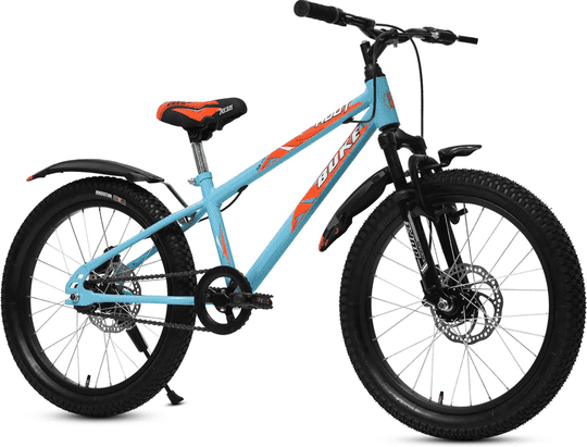 AVON Buke Hoot 20T Bicycle with Front & Rear Disc Brake, Fork Suspension For Boys 20 T (inch) Mountain Cycle (Single Speed, Blue, Rigid)