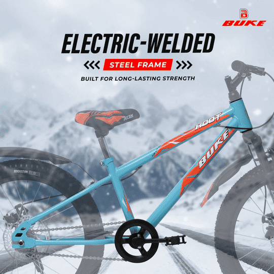 AVON Buke Hoot 20T Bicycle with Front & Rear Disc Brake, Fork Suspension For Boys 20 T (inch) Mountain Cycle (Single Speed, Blue, Rigid)