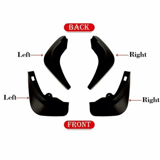 JECKONFY - Car Mud Flap/Mud Guard Compatible With Honda ELEVATE (Set Of 4 Pcs.)