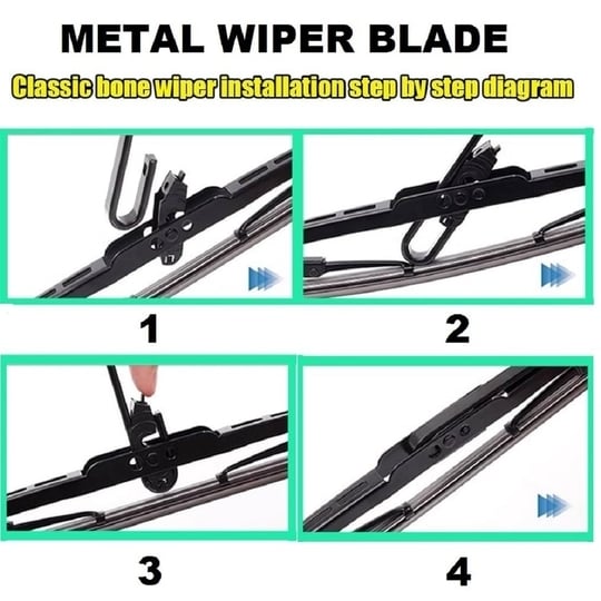 JECKONFY - Car Front/Windshield Wiper Blades Compatible With - ESTEEM (Size 20'' and 18'' Inches)
