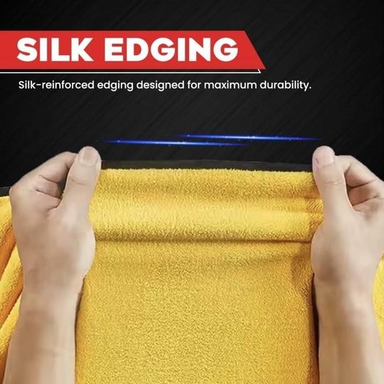 STACIA Car Accessices Cleaning 800 GSM Microfiber Towel for Car Cleaning and Detailing - Dual Sided, Extra Thick Plush Microfiber Cloth  (PACK OF 1)