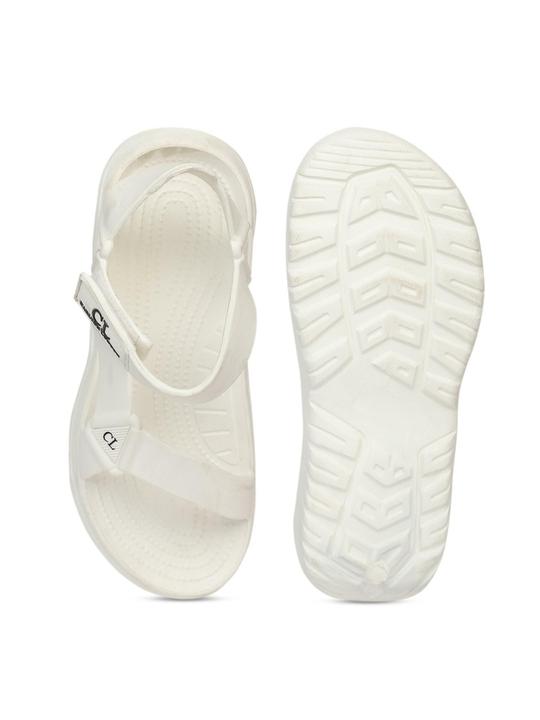 Carlton London White flip-flops for Men