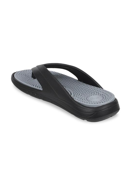 Carlton London Grey Thong Flip-Flops for Men