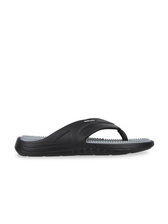 Carlton London Grey Thong Flip-Flops for Men