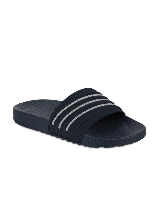 CL Sports Navy Blue Slides for Women