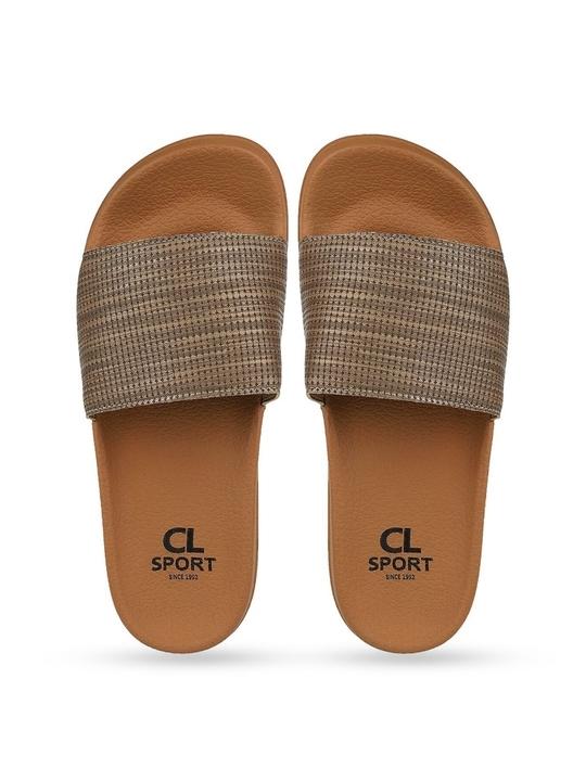 CL Sports Tan Flip flops for Women