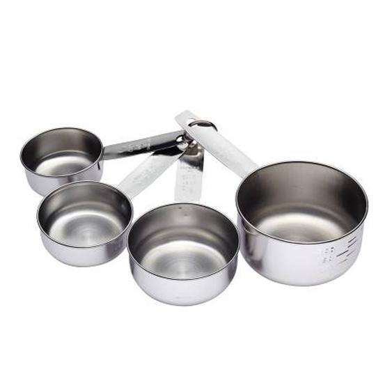 JISUN Stainless Steel Set of 4 Measuring Cup for Kitchen