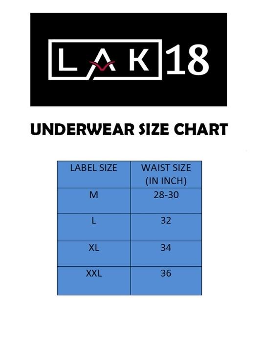 LAK 18 Mens Ultra Soft Lycra Material Ice-Silk Men Short | Underwear | Mens Brief Boxer Trunks | Multicolour (PACK OF 3 PCS) - M