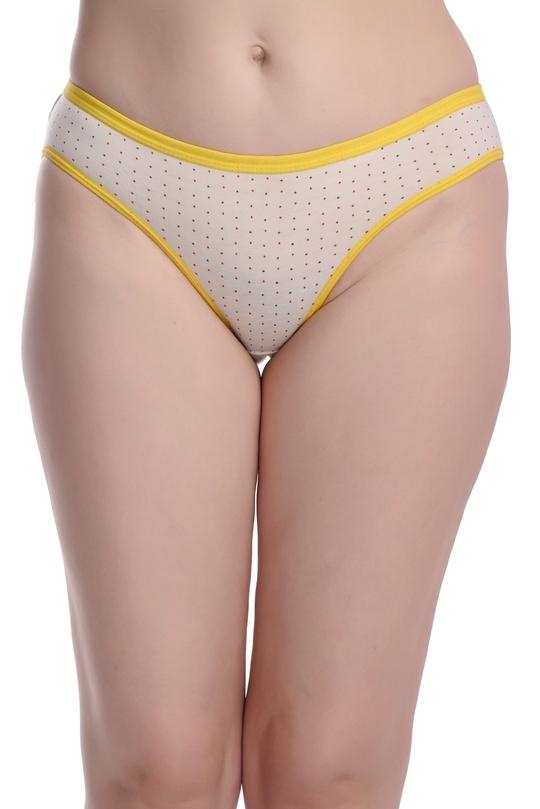 PIBU -Women Cotton Silk Hipster Multicolor Panties Combo -100% Cotton ( Pack of 6 ) ( Color : White,Pink,Red,Blue,Yellow,Orange ) ( Pattern : Solid )