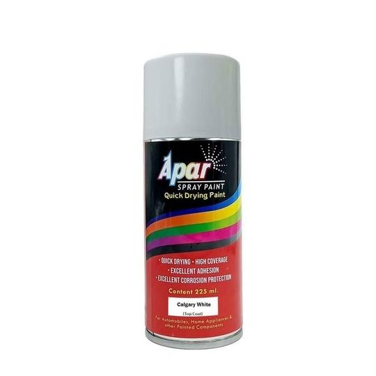APARSPRAY Automotive Spray Paint Calgary White (RC Colour Name) Compatible for Tata Nexon -225 ml (Pack of 1-Pcs)