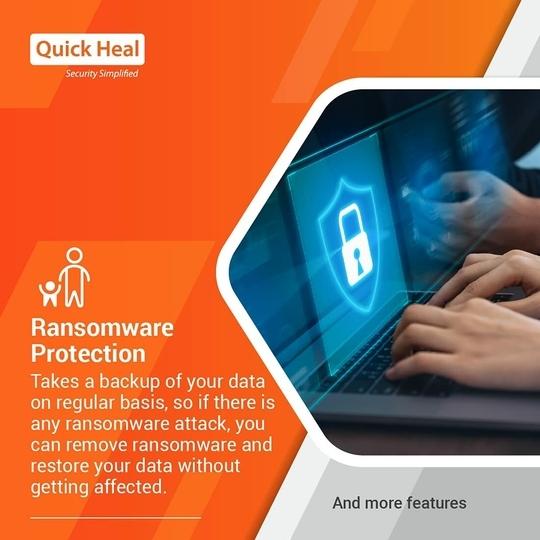 Quick Heal Antivirus Pro- Upgrade/Renewal Pack - 1 User, 1 Years (CD)