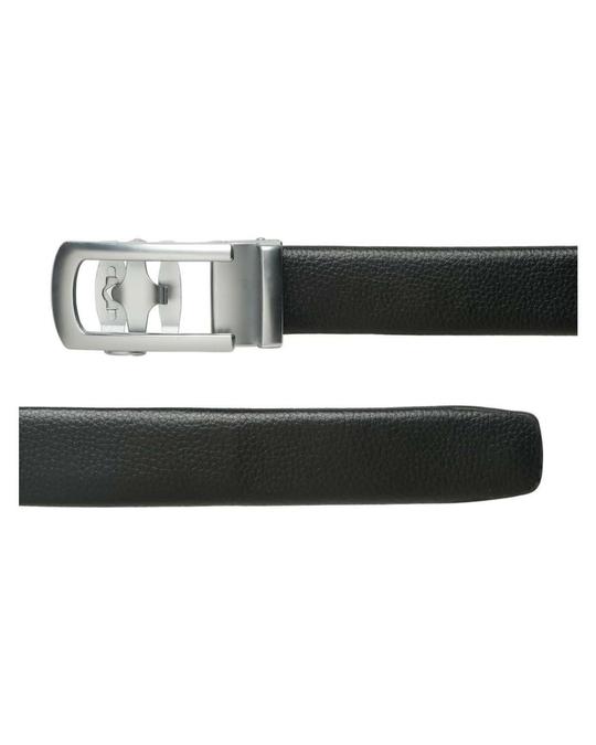TYBELT Vegan Leather Belt for Men  Adjustable Autolock Buckle Formal Belts for Men up to 44 Inches  Men Belt for Any Occasion  Black Color (Pack of 1)87