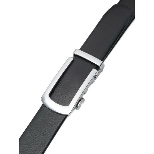 TYBELT Vegan Leather Belt for Men  Adjustable Autolock Buckle Formal Belts for Men up to 44 Inches  Men Belt for Any Occasion  Black Color (Pack of 1)87