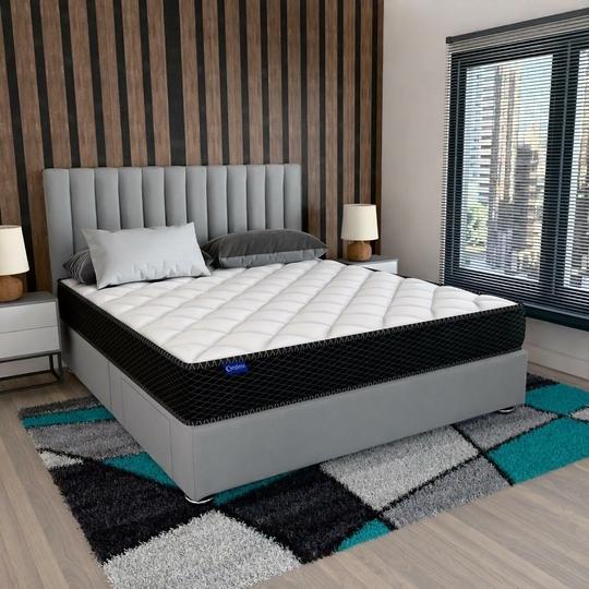 Comforto 8 Inch Pocket Spring Single Size Mattress (78x36x8 Inch, Pocket Spring) | Medium Firm Gadda | 5- Zone Motion Isolation Technology | Orthopedic | 8 Inch Mattress