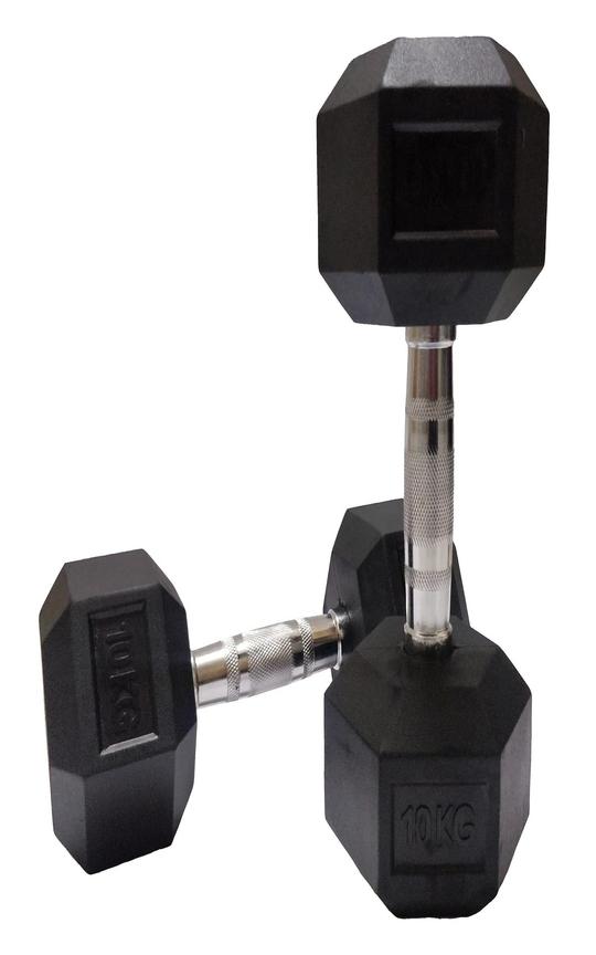 Sridaya Hex dumbbells set (10, Kilograms) Dumbbell