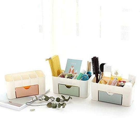 SVK Dream Plastic Cosmetic Jewelry Organizer Makeup Brush Box Lipstick Remote Control Holder