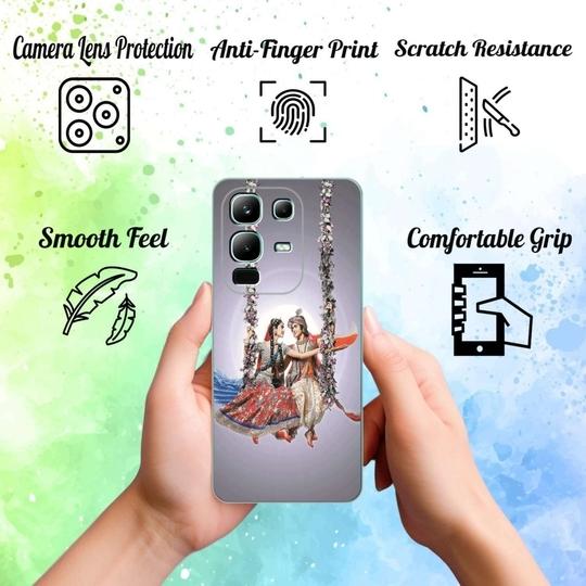 Printking Back Cover for Infinix Note 50X 5G(Multicolor, Grip Case, Silicon) KP022
