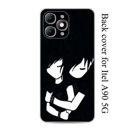Printking Back Cover for Itel A90 5G(Multicolor, Grip Case, Silicon) KP035