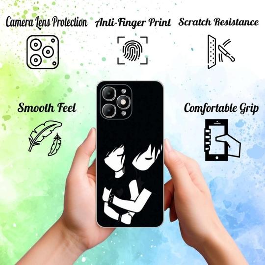 Printking Back Cover for Itel A90 5G(Multicolor, Grip Case, Silicon) KP035