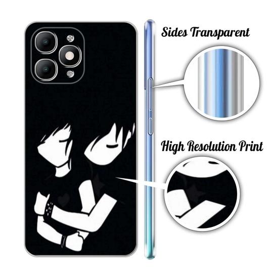 Printking Back Cover for Itel A90 5G(Multicolor, Grip Case, Silicon) KP035