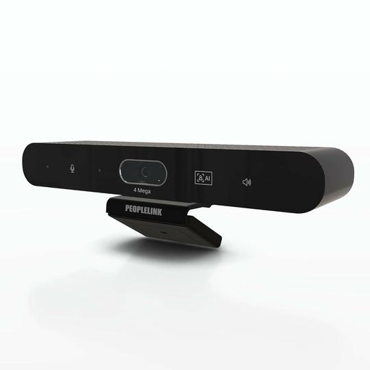 Peoplelink Stellar X20 Audio & Video MeetUp HD 100x Optical Zoom Video and Audio Conferencing System for Small Meeting Rooms, Black