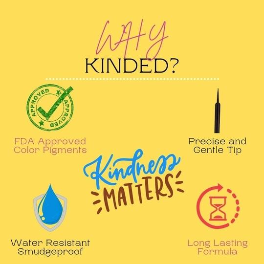 KINDED Teal Green, Chocolate Brown and Camel Brown Waterproof Smudgeproof Longlasting Liquid Eye Liner, 5 ml - Pack of 3