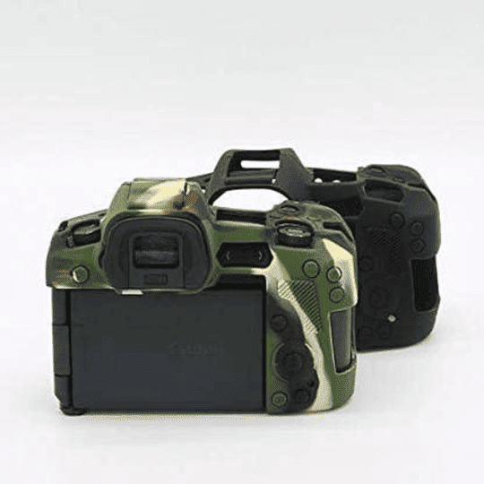 CAMAURA Silicon Cover for for Canon 650D/700D/T4i/T5i Camera Case Camera Bag (Army)