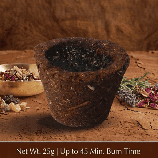 Manokamna Loban Havan Cups | Natural Dry Dhoop Cups for Puja, Havan, Meditation & Home Fragrance | Long Lasting Aroma