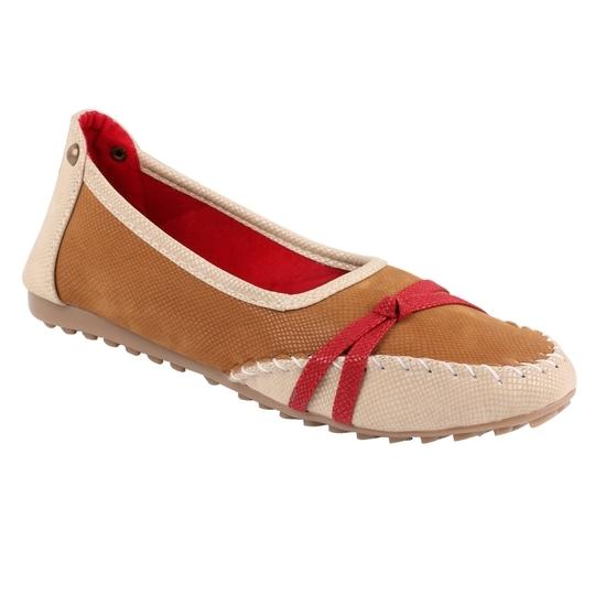 Exotique Women's Red Casual Ballerina
