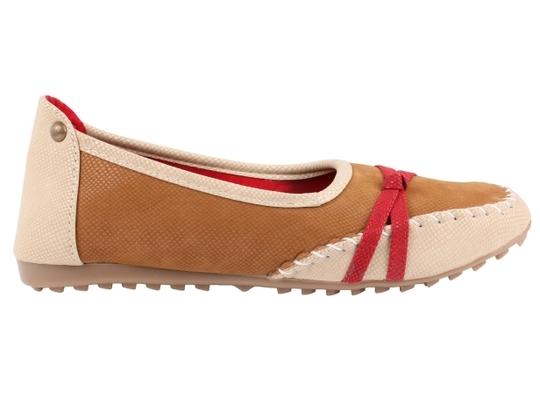 Exotique Women's Red Casual Ballerina