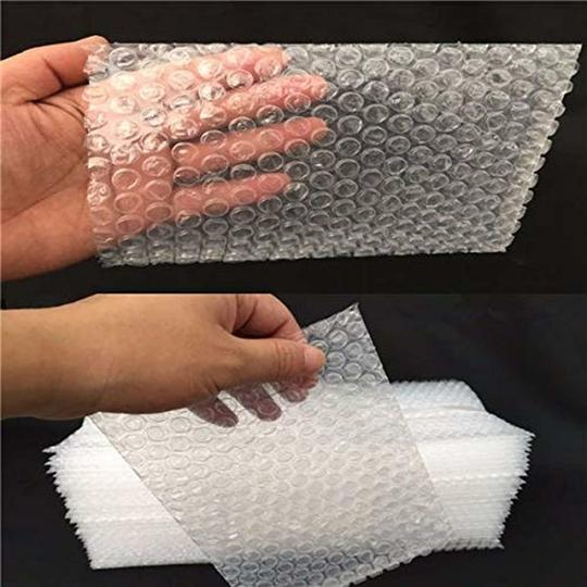 Inditradition Bubble Wrap - Air Cushion Packaging Material, 60 GSM Thickness, 1 Meter Wide, Transparent (10 Meter)