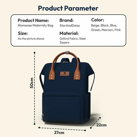 StarAndDaisy Diaper Bag/Backpacks for Mother- Maternity Bags for Baby with Multi Compartments & 2 Insulated Bottle Pocket, Stylish, Waterproof & Travel Friendly, Lightweight (Grey)