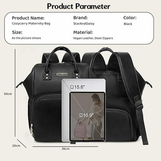 StarAndDaisy Diaper Bag/Backpacks for Mother- Maternity Bags for Baby with Multi Compartments & 2 Insulated Bottle Pocket, Stylish, Waterproof & Travel Friendly, Lightweight (Grey)