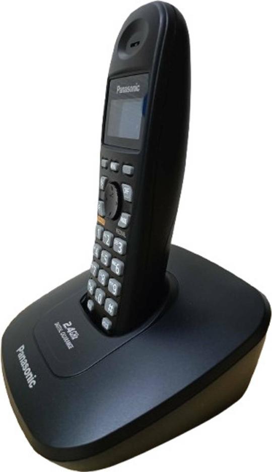 Panasonic KX-TG3611SX, Black, Cordless Landline Phone