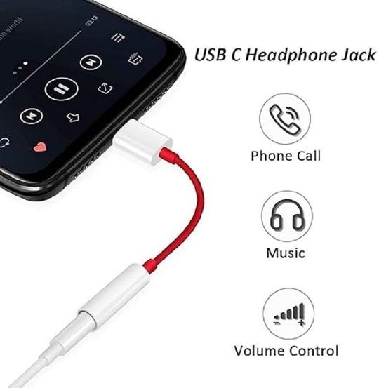 MAGICTEL USB Type C to 3.5mm Jack Audio Connector Adapter Headphones Noise Cancelling Headphones Jack Converter Audio Adapter