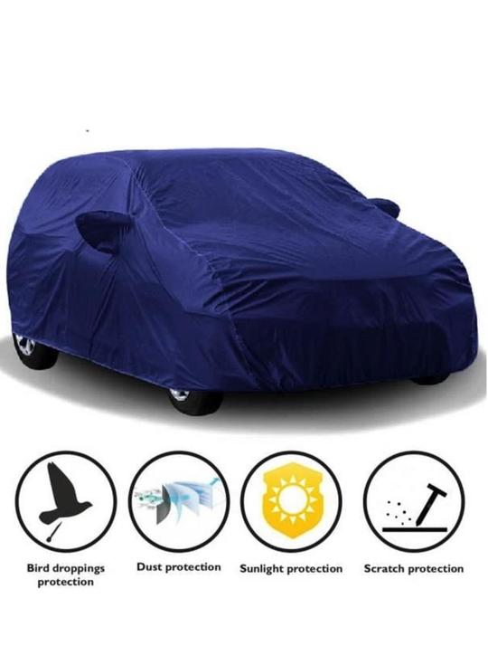 Carigiri Blue Car Body Cover For Maruti Alto K10(Triple Stitched,Mirror Pockets,Uv Resistant,Dustproof)(Models-2010, 2011, 2012, 2013, 2014, 2015, 2016, 2017, 2018, 2019, 2020)