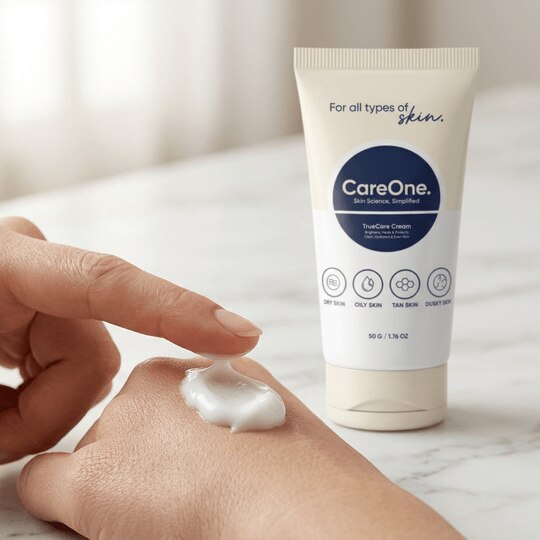 CARE ONE True Care Skin Cream for All Skin Types, Brightens and Heals, Deep Hydration, Daily Moisturizing Face Cream, 50g