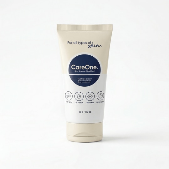 CARE ONE True Care Skin Cream for All Skin Types, Brightens and Heals, Deep Hydration, Daily Moisturizing Face Cream, 50g