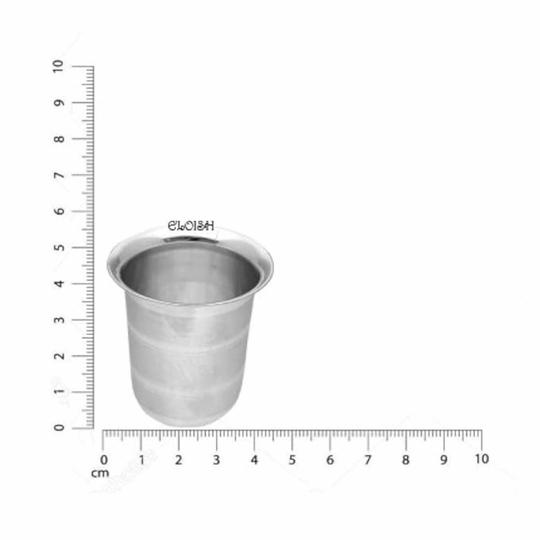 ELOISH Pure Sterling Silver Glass. 92.5% Pure Silver Glass for Baby, Kids. Silver Glass for Gifting.