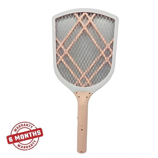 Mosgo Rechargeable Electric Fly Swatter Mosquito Racket Bat with COB Light | Long Battery Life | Made in India
