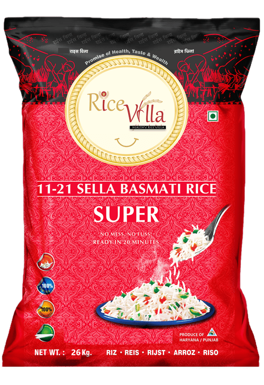 Rice Villa |  Super | 26 kg | 1121 Sella | Basmati Rice