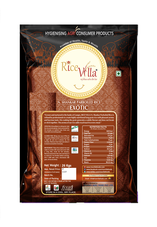 Rice Villa | Exotic | 26 kg | Miniket | Parboiled Rice