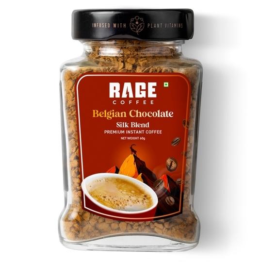 Rage Coffee Flavoured Instant Coffee | Belgian Chocolate Silk Blend 60 GMs